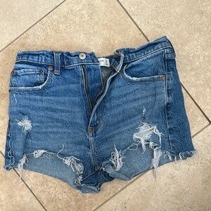 Denim Distressed Women's Shorts